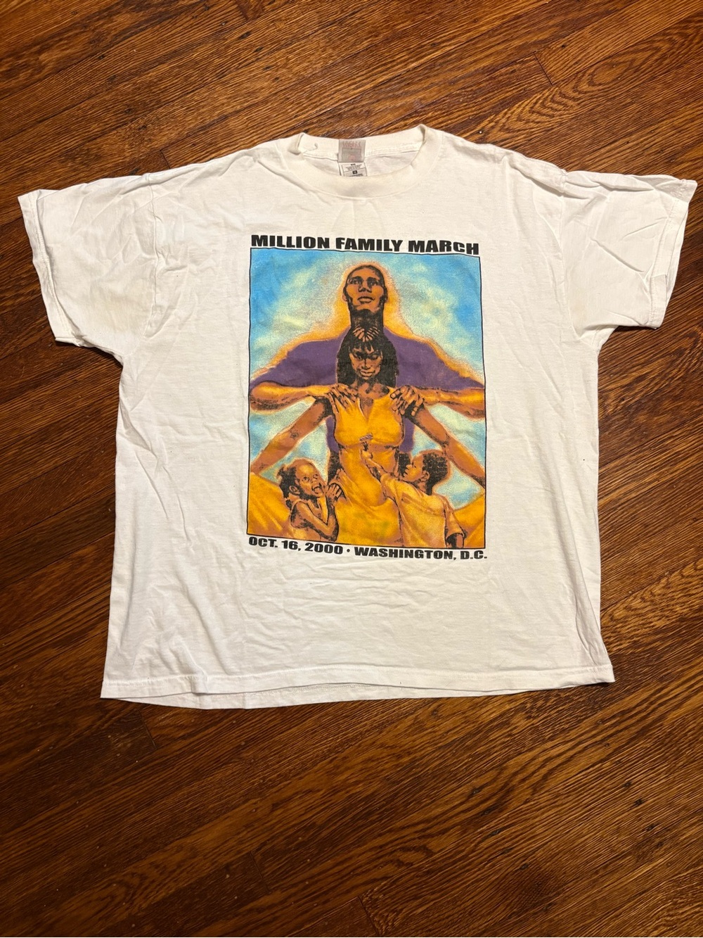 VTG Y2K 2000 Million Man March Black History Graphic Men’s Tee